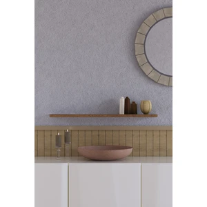 70 Cm Safir Meşe Mdf Uçan Duvar Rafı Gizli Bağlantı Kitaplık