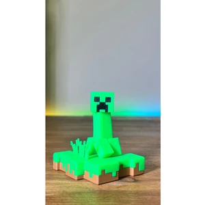 Minecraft Creeper Çim Ada Hediyelik Figür