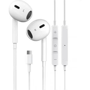HP-350 Kablolu Kulak Içi Kulaklık 120 cm Ses Açma Kapama Hd Ses Kalitesi Mikrofonlu Type C Kulaklık Samsung Xiaomi Iphone 15 Promax