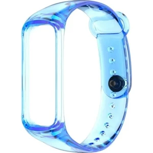 Samsung Galaxy Fit 2 (SM-R220) Uyumlu Renkli Şeffaf Silikon Kordon Kayış