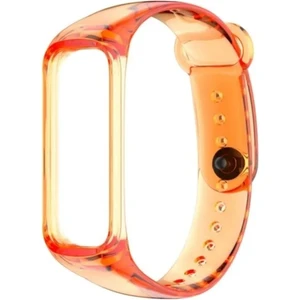 Samsung Galaxy Fit 2 (SM-R220) Uyumlu Renkli Şeffaf Silikon Kordon Kayış