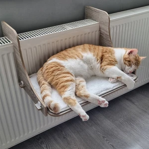 Pati Homes Kedi Kalorifer Radyatör Petek Yatağı XL Yıkanabilir Minderli