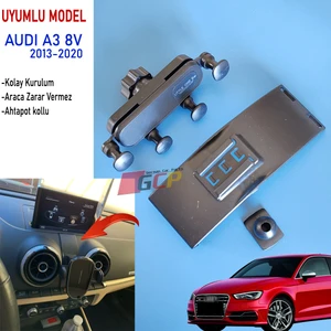 GCP German Car Parts Audı A3 8V Telefon Tutucu - A3 8V Özel Aparatlı Telefon Tutucu