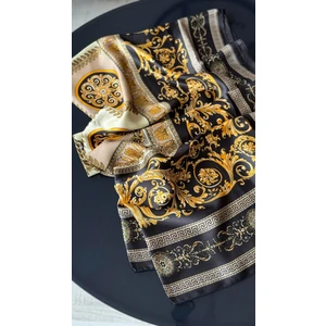 Ipek Şal Gold Desen Vual Premium Şal