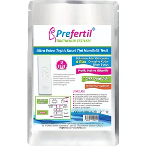 Ultra Erken Hamilelik Kaset Test - [ 1 Paket = 3 Test ]