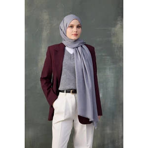 Fendi Desen Pamuk Jakar Şal Füme 8009-05