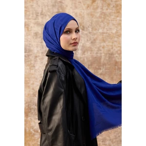 Fendi Desen Pamuk Jakar Şal Saks 8009-12