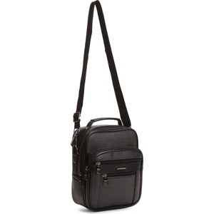 Erkek Ekose Deri El ve Omuz Çantası new281