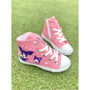 Ns Little Kuromi  Baskılı Kız Çocuk Sneaker, Ortopedik, Düz Tabanlı.