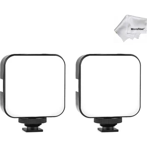 2 Adet Fotograf ve Video Için Mini 49 LED Light 5.5W 800 Lümen Işık