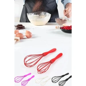 Online Kapında Onlinekapında Renkli Silikon 2'li Çırpıcı Set