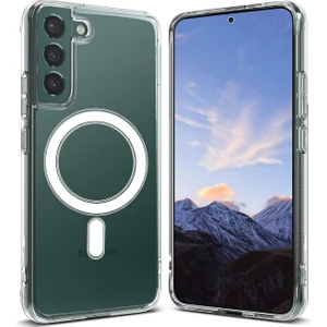 Samsung Galaxy S21 Fe Kılıf Magsafe Wireless Kablosuz Şarj Uyumlu Manyetik Şeffaf Kapak