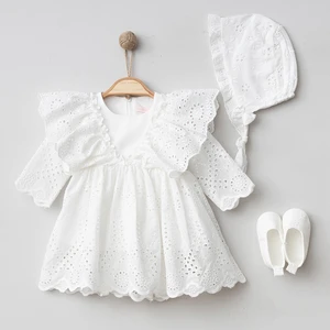 Ozz Baby 0/3-3/6 Ay Kız Begonya %100 natural pamuk Mevlütlük Set