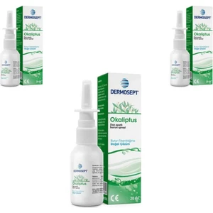 Okaliptuslu Deniz Suyu Burun Açıcı Sprey Okaliptus Sprey 3 Lü