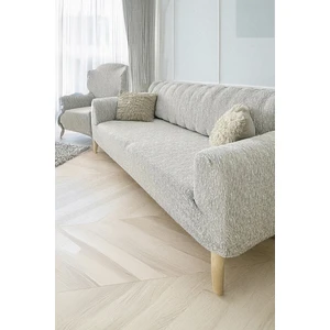 Baqdo Jakarlı Çubuk, Düz Desen 3+3+1+1 Lastikli Koltuk ,kanepe ,çekyat Örtüsü ,kılıfı Esnekli 3311 Takımı