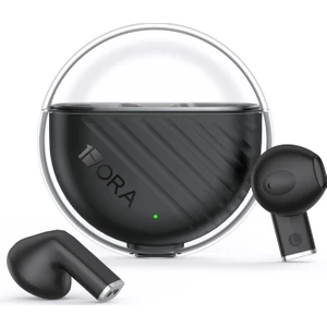 1hora AUT209 Tws Şeffaf Bluetooth Kulaklık - Kablosuz - Şarj Kutulu - Ios ve Android Uyumlu - Dokunmatik Kontrol - Black