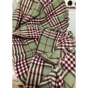 Gençev Home &selin&  Saf Yün Scotch Battaniye Battal Boy * Scotch Yün Battaniye -Saf Yün - Wool