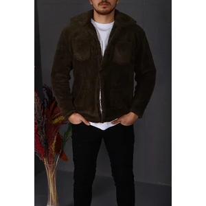 EG38 Peluş Ceket Haki