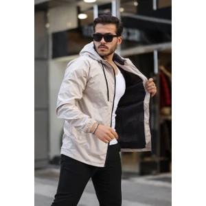 Tmb Tam Fermuar Astarlı Yağmurluk Krem