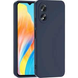 Techno Guru Oppo A38 Kılıf Kadife Dolgulu Şık Candy Lansman Silikon Kapak