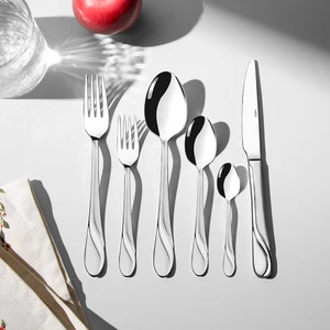 Safir Saten 12 Kişilik 72 Parça Kutulu Çatal Kaşık Bıçak Takımı