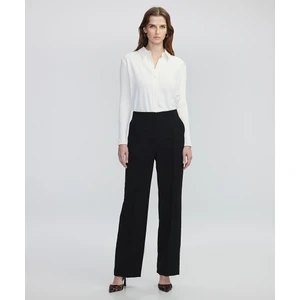 Nervür dikişli wide leg fit pantolon IW6240003251001