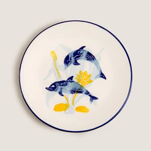 Chios Yunus Pasta Tabağı 19 cm Mavi/beyaz