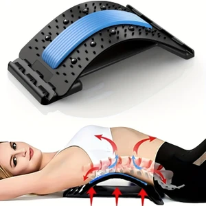 Sırt Sedyesi ve Masaj Aleti - 1 Adet, Üst ve Alt Sırt Desteği Için 3 Seviye Ayarlanabilir Bel Sırt Tahtası (Yurt Dışından)