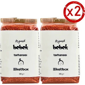 Katkısız Doğal Organik Bebek Tarhanası +6 Ay 600 gr (300 gr  x 2 Paket)
