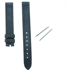 Roder Kordon N1001S Nubuk Deri Kordon - Lacivert - 14MM