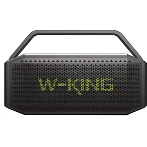 W-Kıng D9-1 Bluetooth Hoparlör 100W Boombox 40S Dinleme Ipx6 Kablosuz Stereo Tws Ses Bombası Yeşil