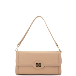 Tamer Tanca Kadın Vegan Nude Omuz Çanta 600 6204 Bn Cnt SK24-25 Nude Cvl