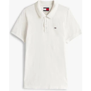 Tommy Hilfiger Erkek Beyaz Regular Fit Polo Yaka T-Shirt
