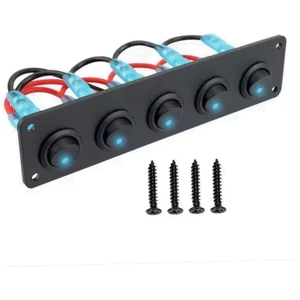 Shuıvan On-Off Anahtarlı Switch Panel 5'li Mavi Işık