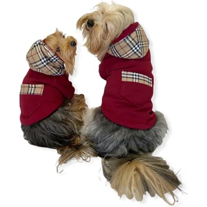 Bb Limited Bordo Kapşonlu Köpek Sweatshirt