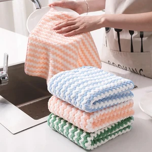 Leke ve Koku Yapmayan Mikrofiber Temizlik Mutfak Bezi 30x30 4 Adet
