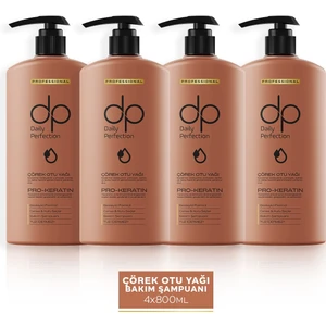 dp Daily Perfection Şampuan Çörek Otu Yağı 800 ml X 4 Adet