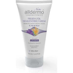 Prebiyotik Nemlendirici El, Yüz, Vücut Krem Lavanta - Yulaf 75ml