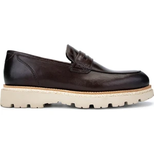 Tamer Tanca Erkek  Deri Kahverengi Casual Ayakkabı 987 136 Erk Ayk SK24-25 Kahve Dr