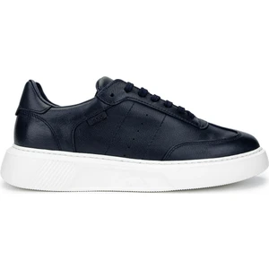 Tamer Tanca Erkek Hakiki Deri Lacivert Sneakers & Spor Ayakkabı 04 3508 Erk Ayk SK24-25 Lacıvert