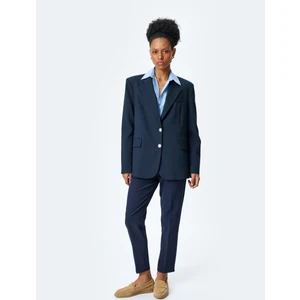 Yüksek Bel Slim Fit Cigarette Pantolon