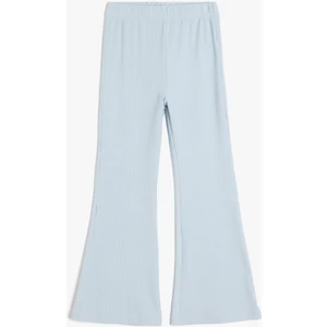 Beli Lastikli Basic Ispanyol Paça Pantolon