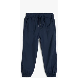 Jogger Pantolon Beli Bağlamalı Cepli