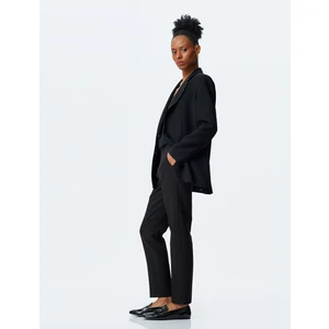 Yüksek Bel Slim Fit Cigarette Pantolon