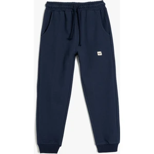 Basic Eşofman Altı Beli Bağlamalı Cep Detaylı Pamuklu