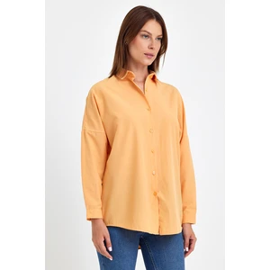 Oversize Uzun Basic Gömlek DS22YB113900