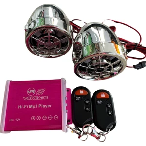 Motosiklet Mp3 Çalar Nikel (Bluetooth+Alarm) Vr