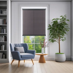 Plise Dekor Antrasit Gri Plise Perde Cam Balkon Perdesi (Yapıştırmalı Profilli)