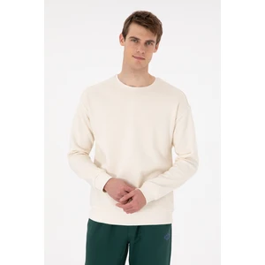 U.S. Polo Assn. Erkek Krem Sweatshirt 50293438-VR071