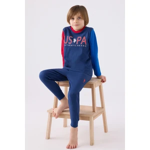 U.s. Polo Assn. Erkek Çocuk Indigo Pijama Takım 50299487-VR028